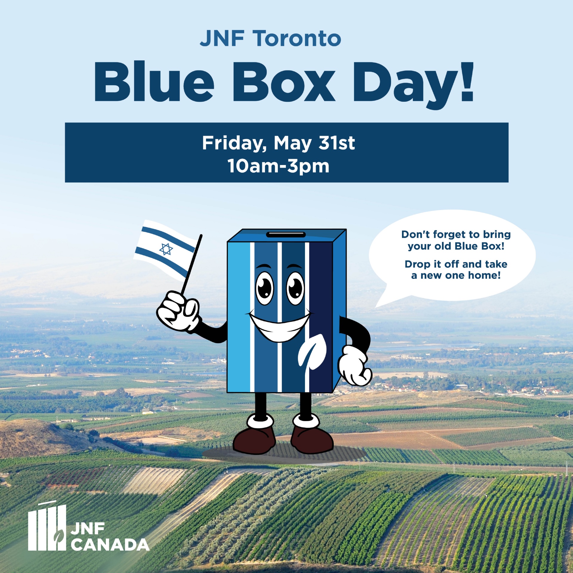 JNF Toronto Blue Box Day JNF Toronto Blue Box Day